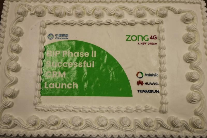 Celebration cake for BIP Phase II CRM launch